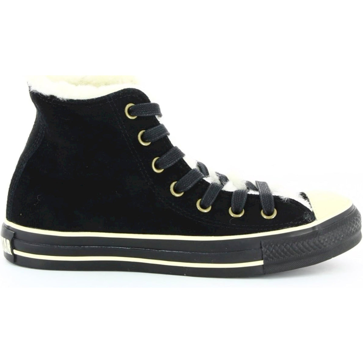 Converse all star hi vintage leather 1t301 uomo scarpe nero