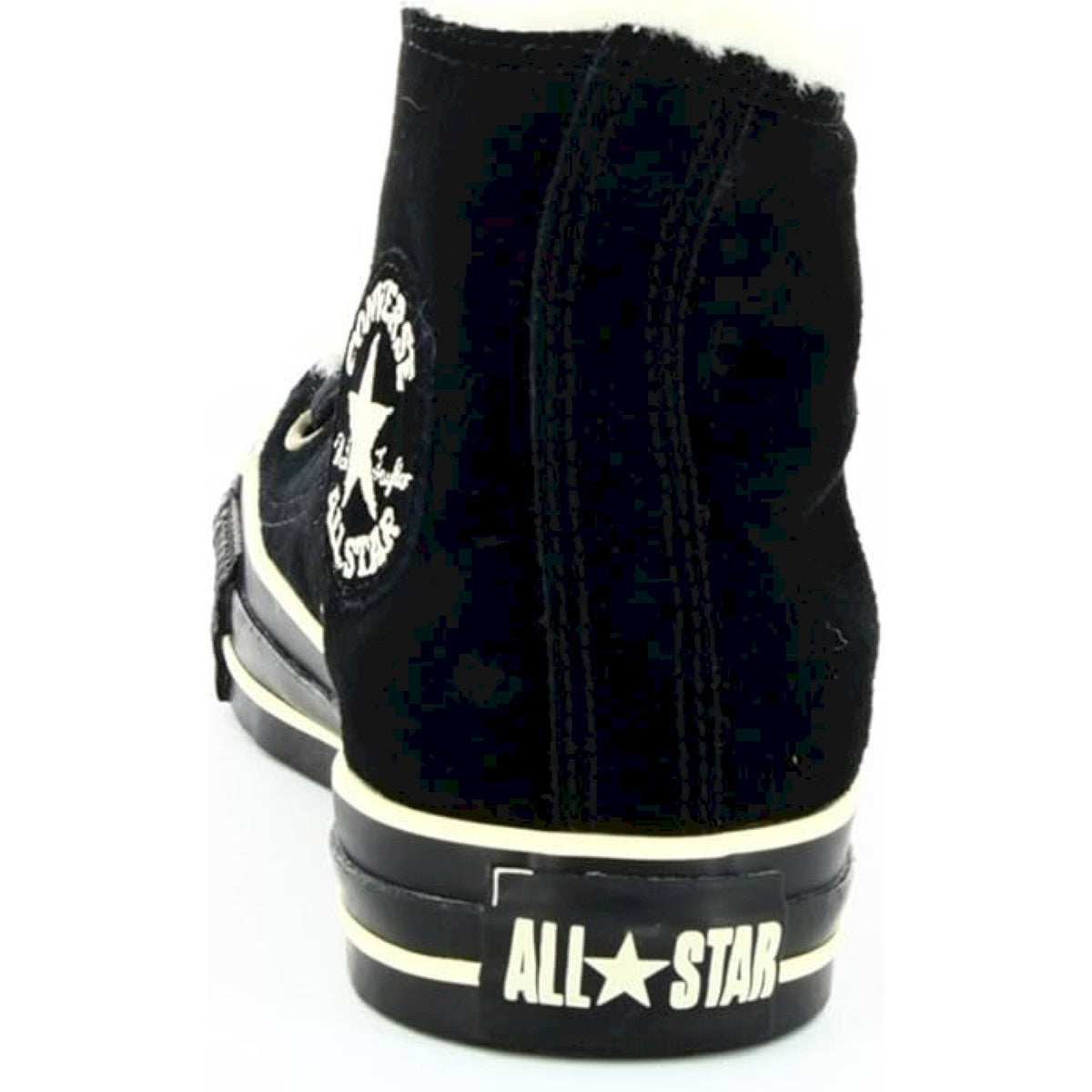 Converse all star hi vintage leather 1t301 uomo scarpe nero