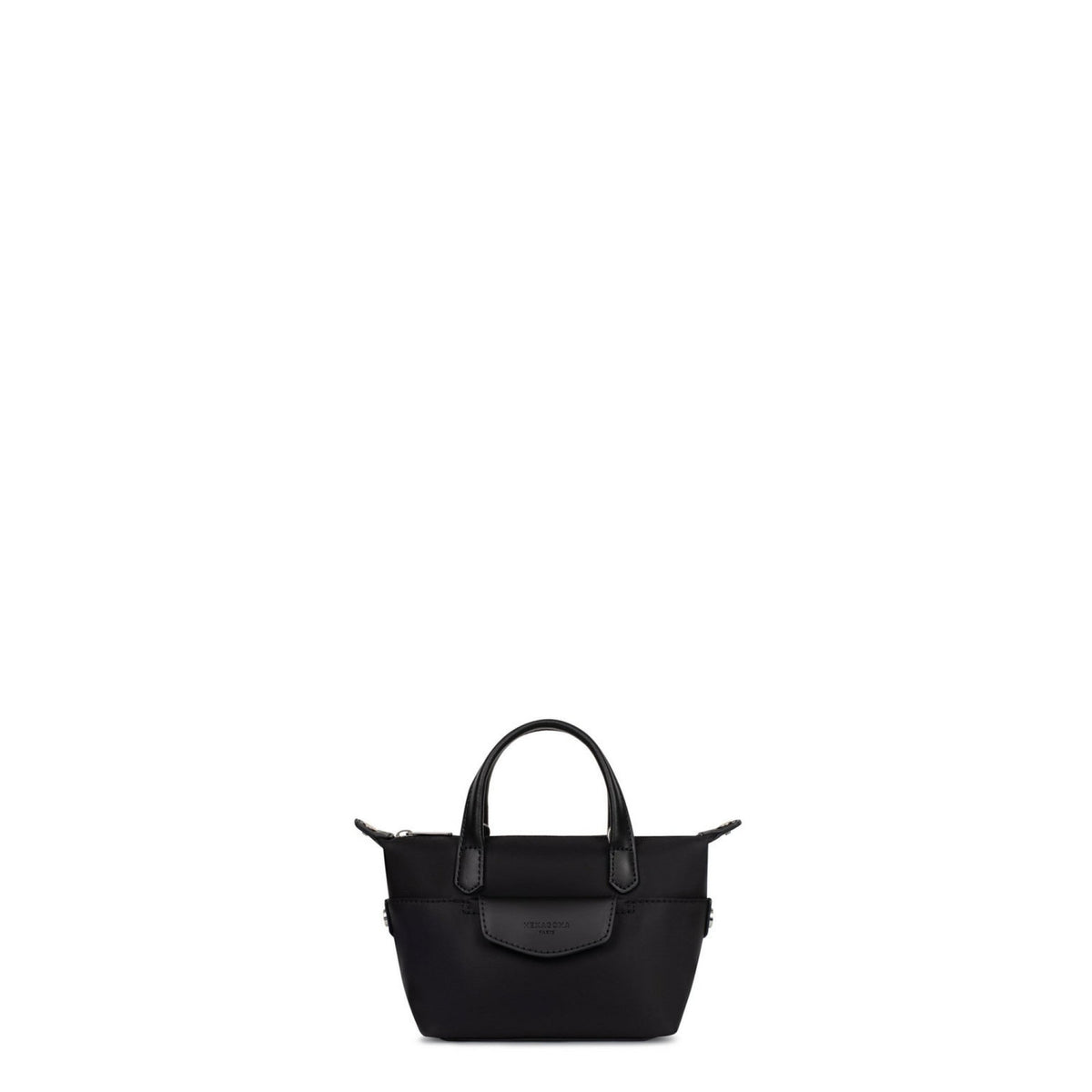 Borsa a mano pop hexagona in nylon