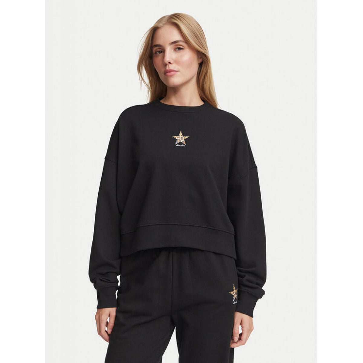 Guess - felpa girocollo guess con stampa