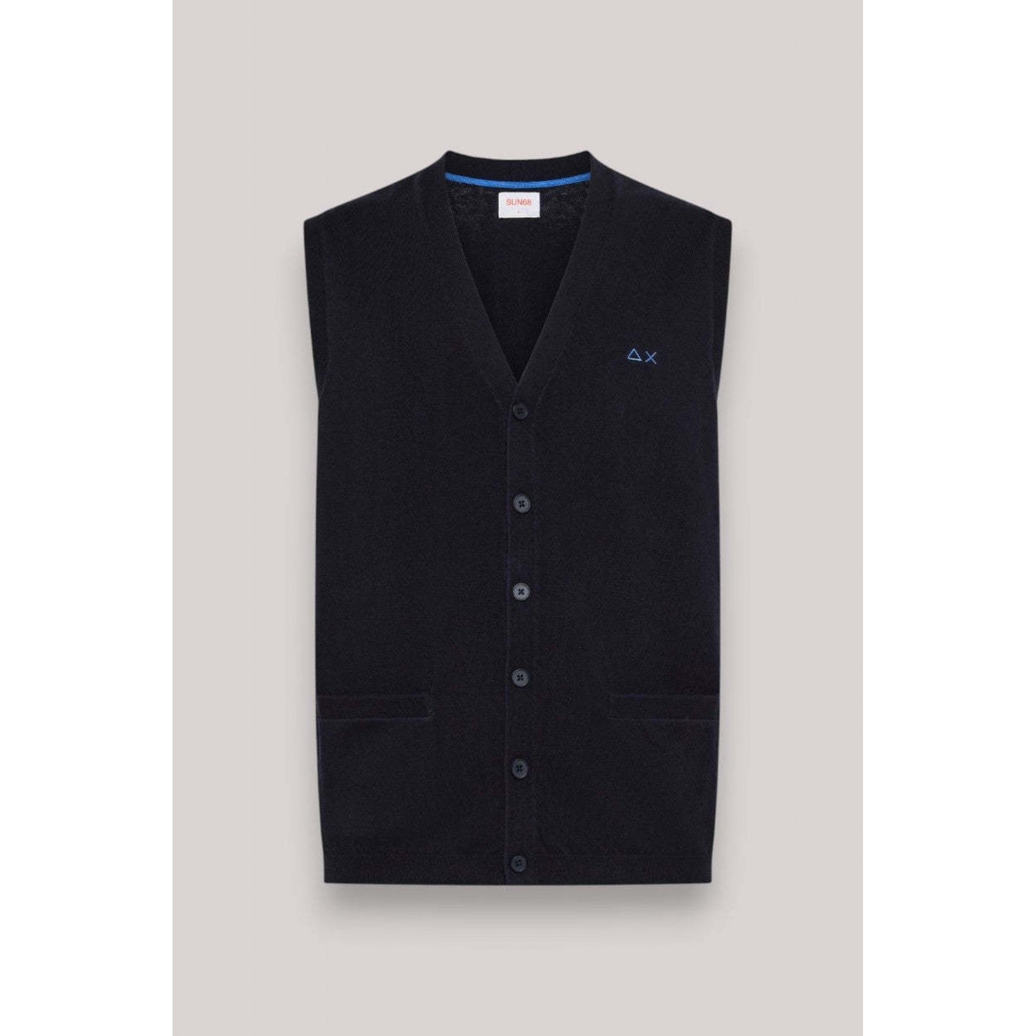 Sun 68 - sun 68 gilet in lana e cotone