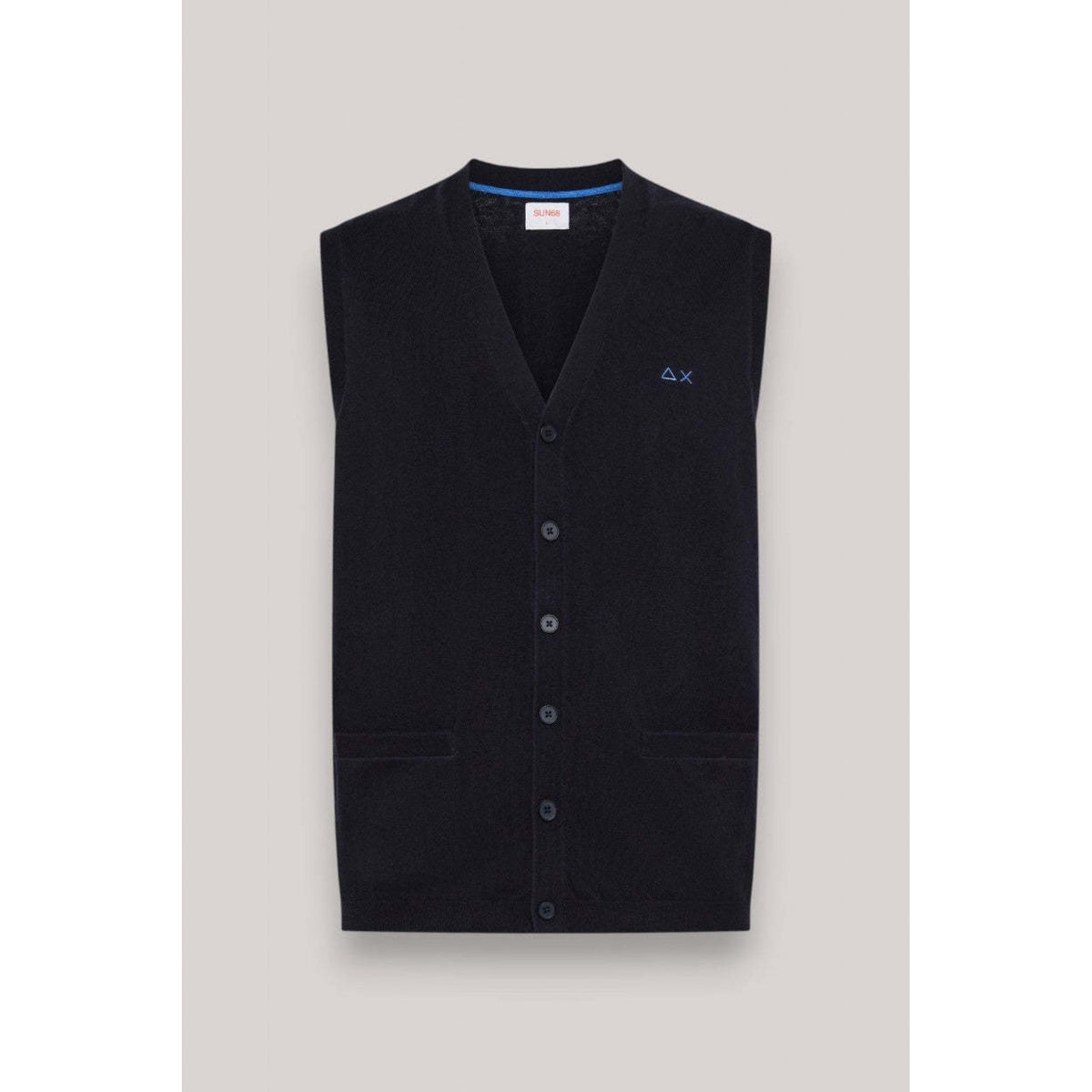 Sun 68 - sun 68 gilet in lana e cotone