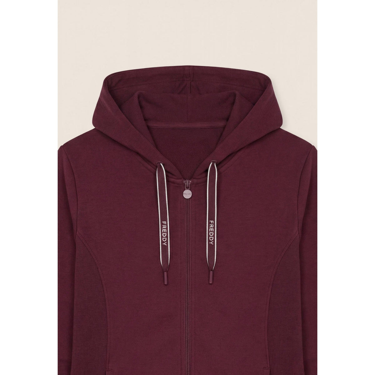 Felpa full zip freddy con cappuccio