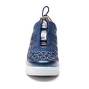 Cream 22 laminated lth/goat suede