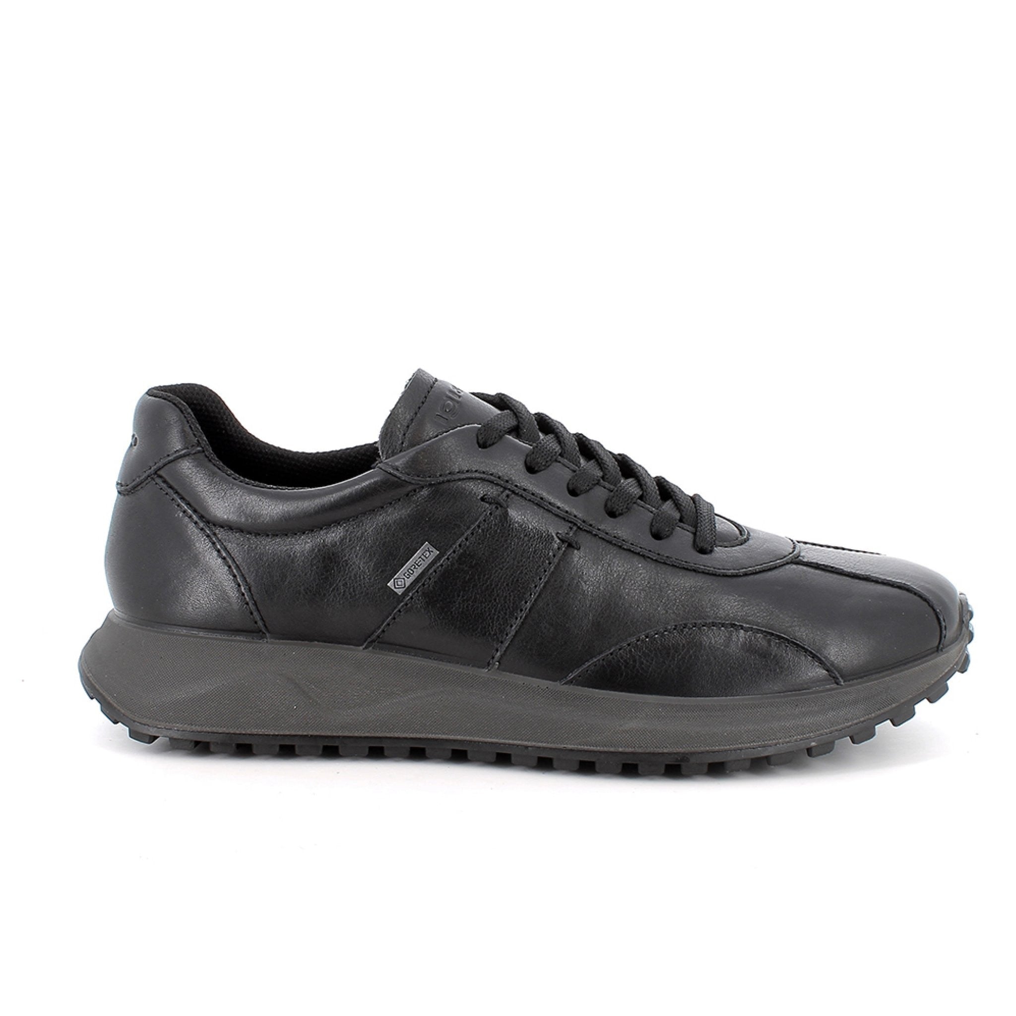 Sneakers gore-tex® da uomo nero con lacci