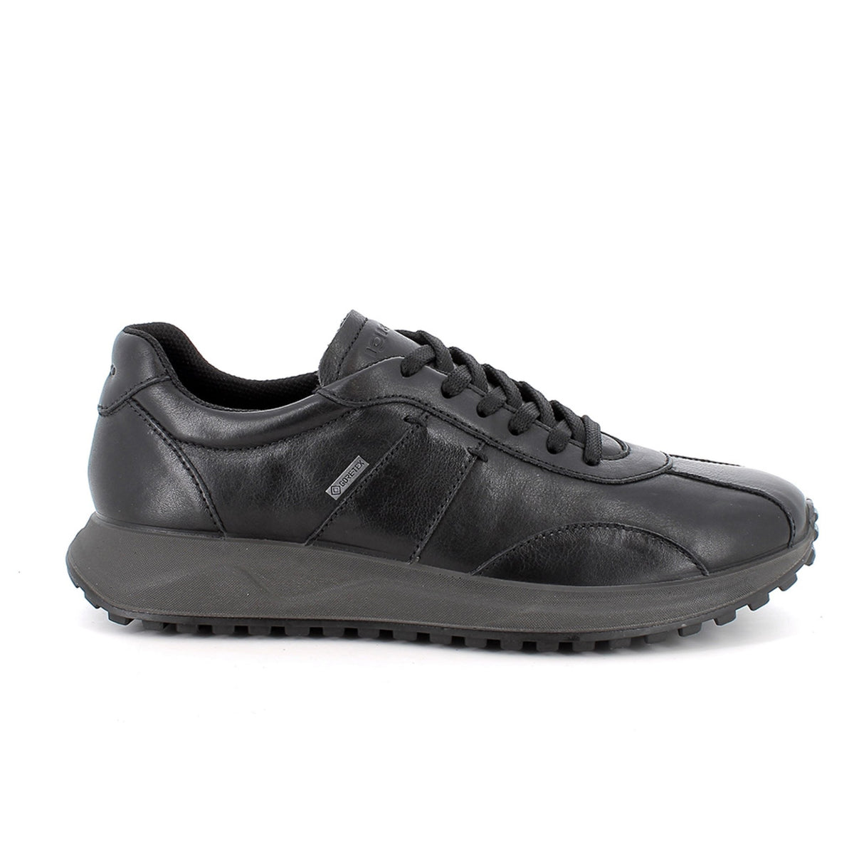Sneakers gore-tex® da uomo nero con lacci
