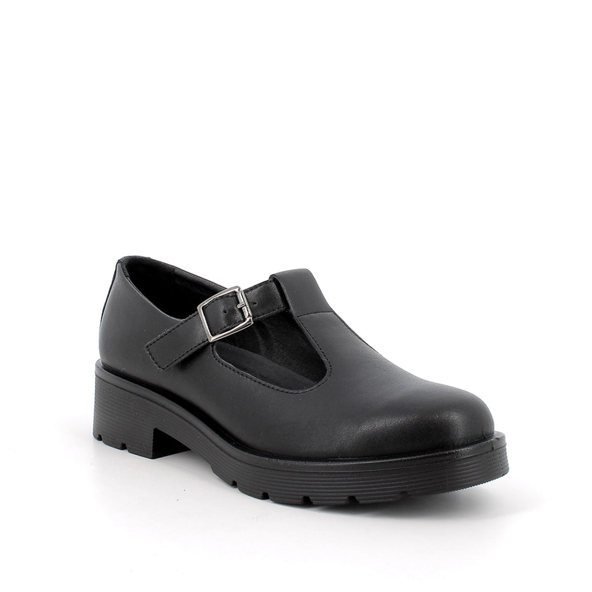 Scarpe mary jane da donna nero con fibbia