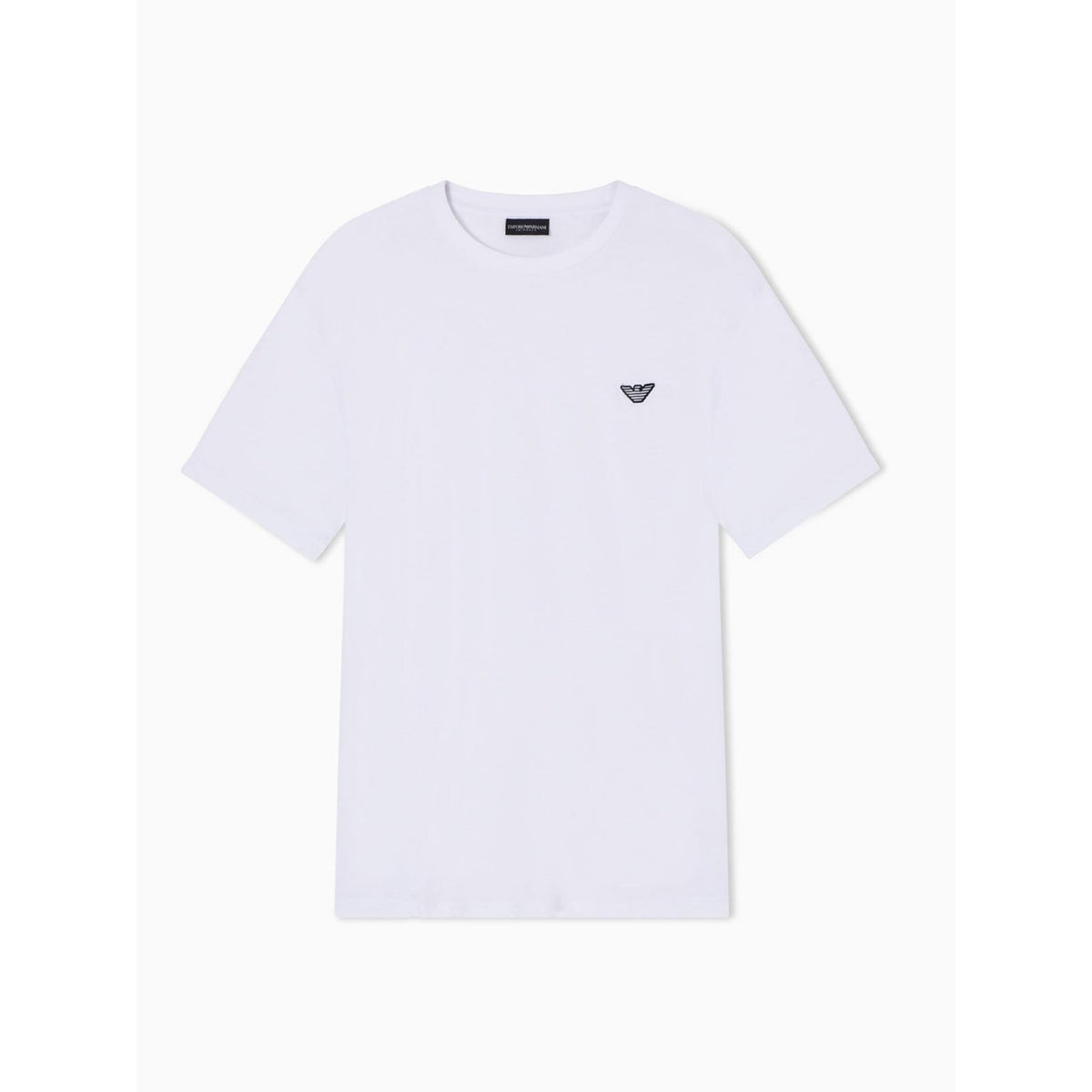 T shirt beachwear emporio armani underwear con patch logata