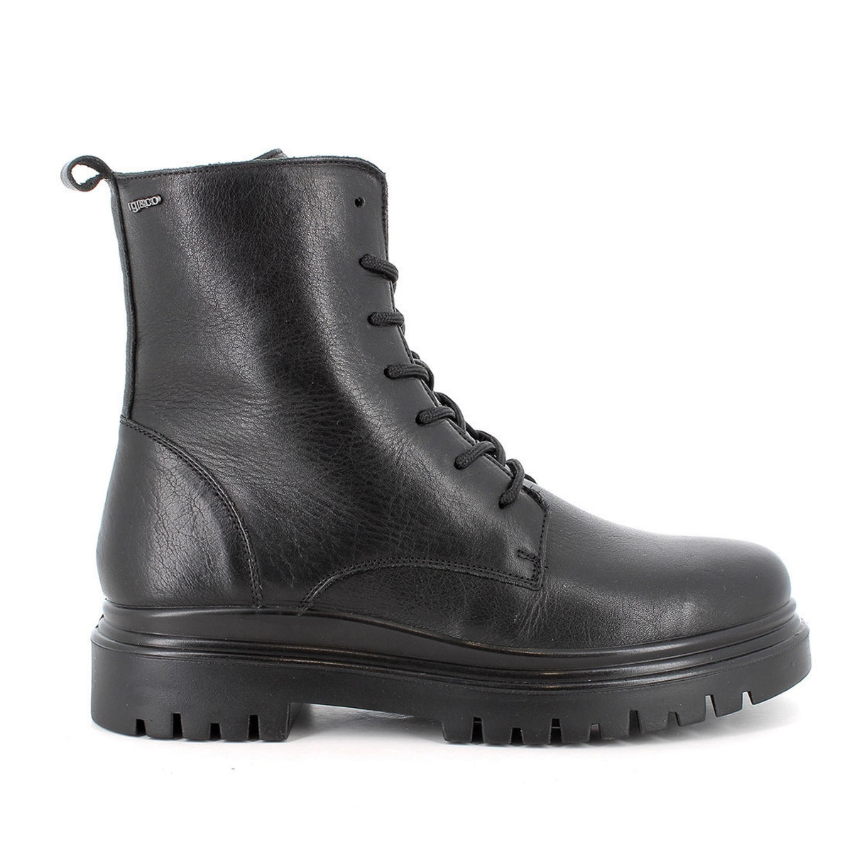 Anfibi da donna nero con zip