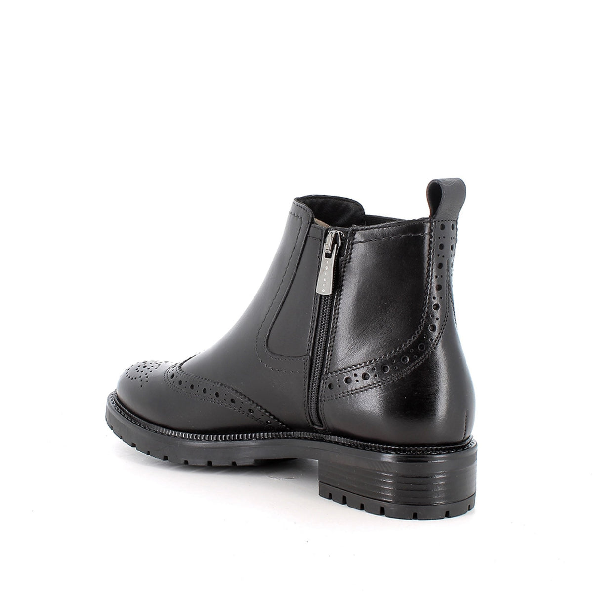 Stivaletti con tacco da donna  con zip