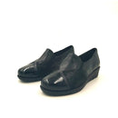 Mocassino in pelle c/zeppa