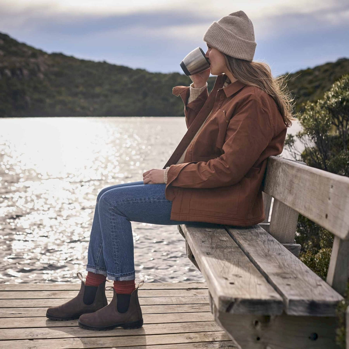 2345 classics chelsea boots - brown & black