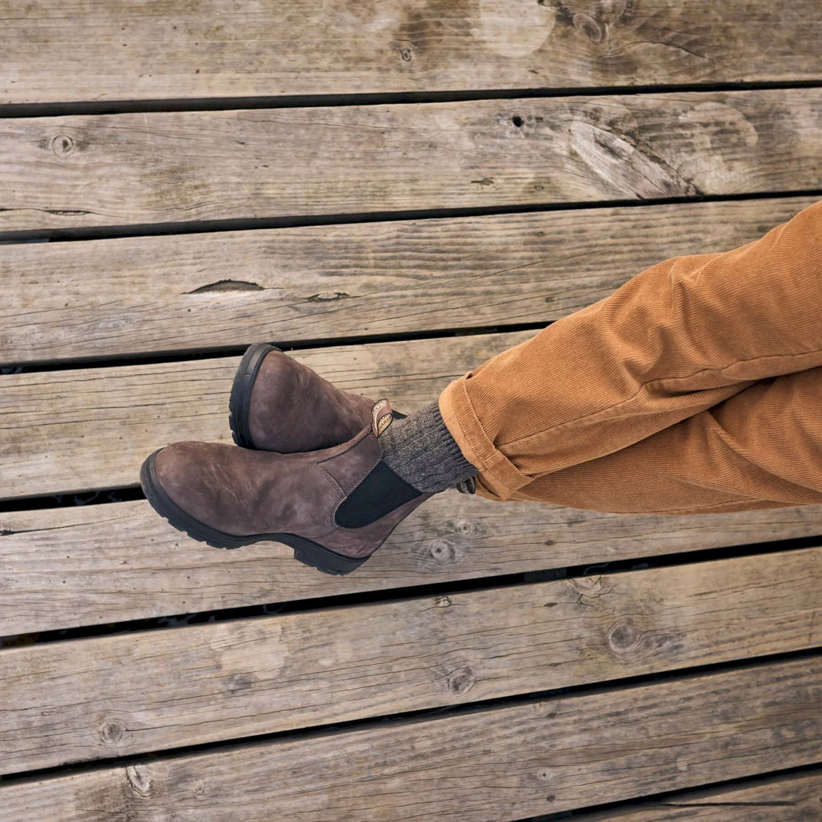 2345 classics chelsea boots - brown & black