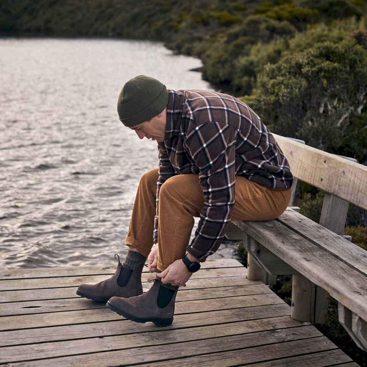 2345 classics chelsea boots - brown & black