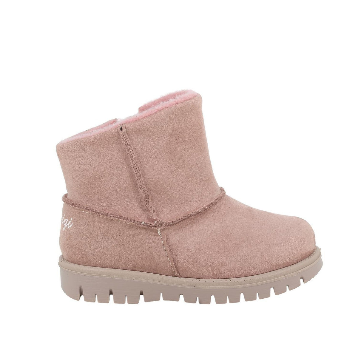Stivaletti da bambina rosa con zip