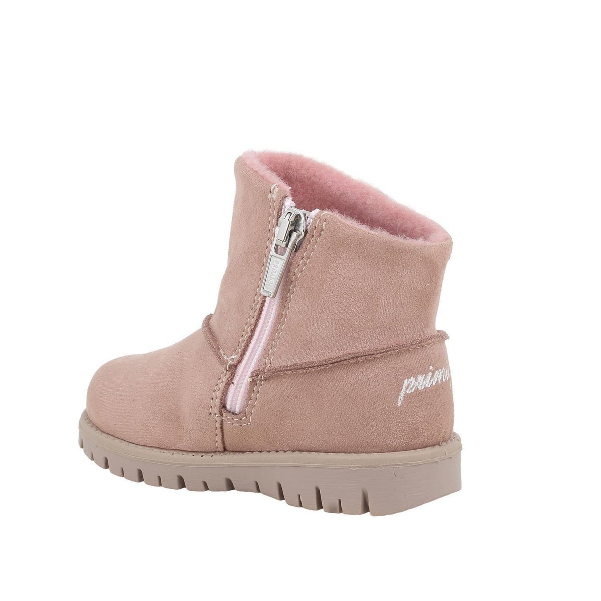 Stivaletti da bambina rosa con zip