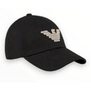 Armani cappello visiera aquila ricamo