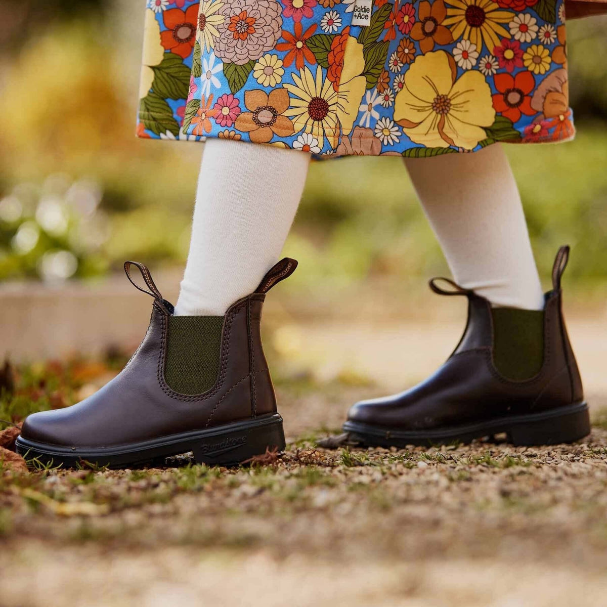 2394 brown kids chelsea boot