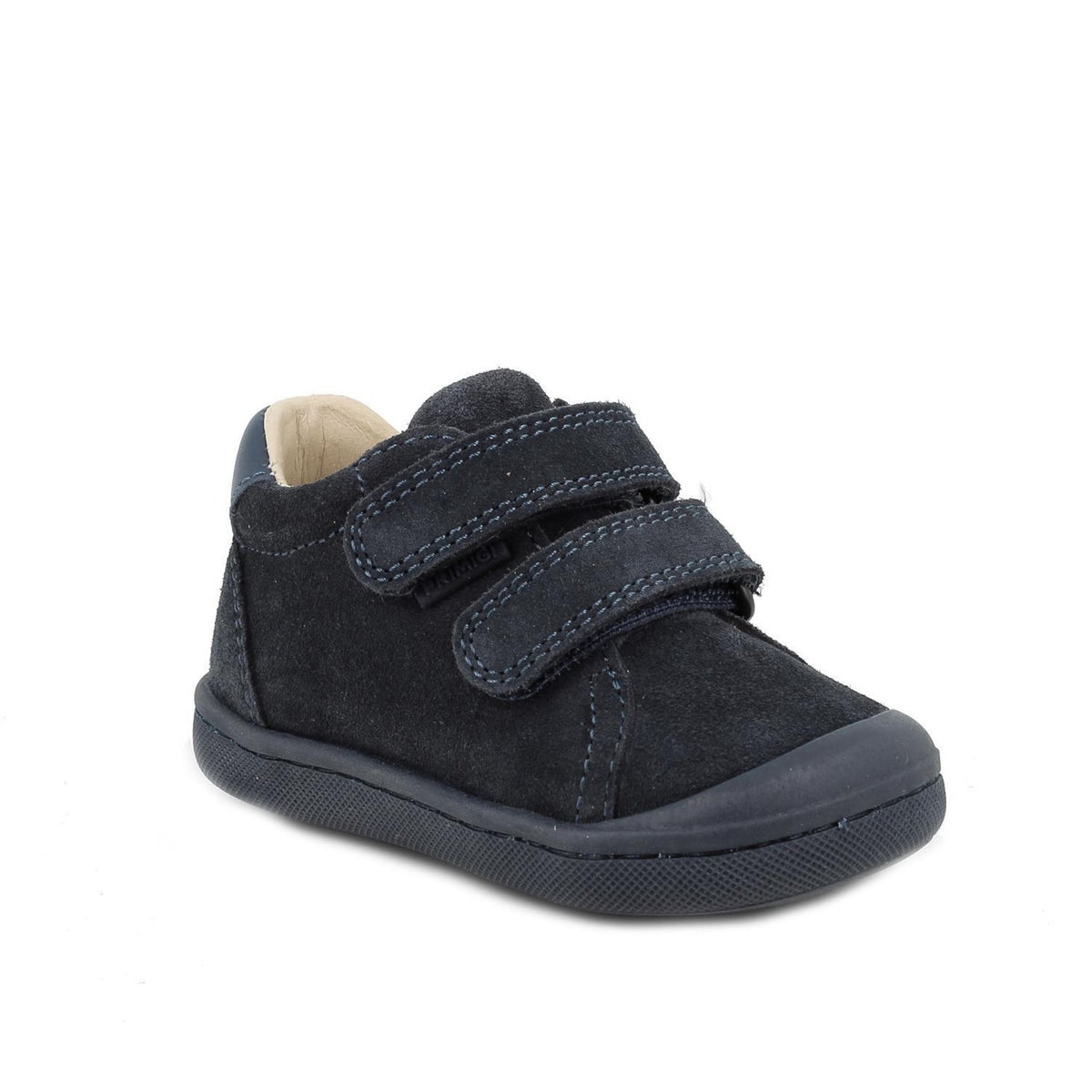 Scarpe da bambino blu con strap