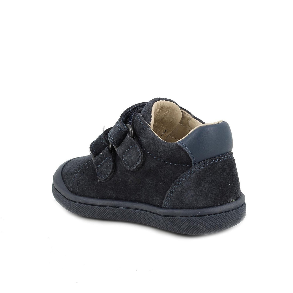 Scarpe da bambino blu con strap