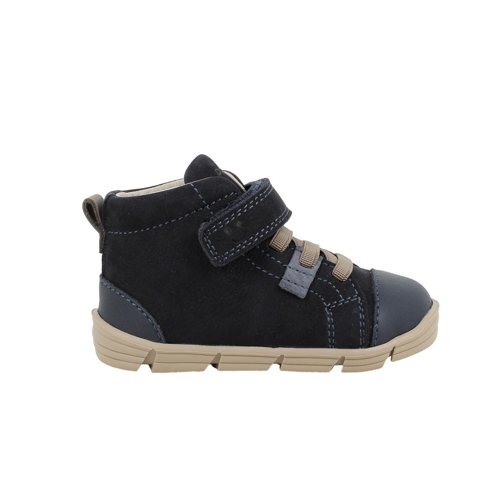 Scarpe da bambino blu con strap
