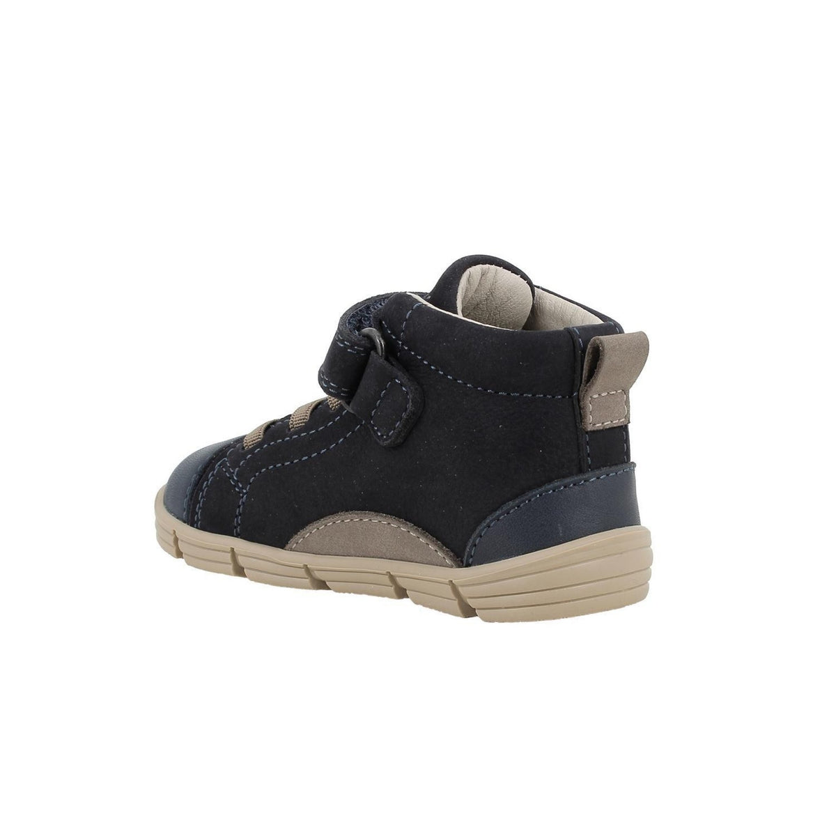 Scarpe da bambino blu con strap