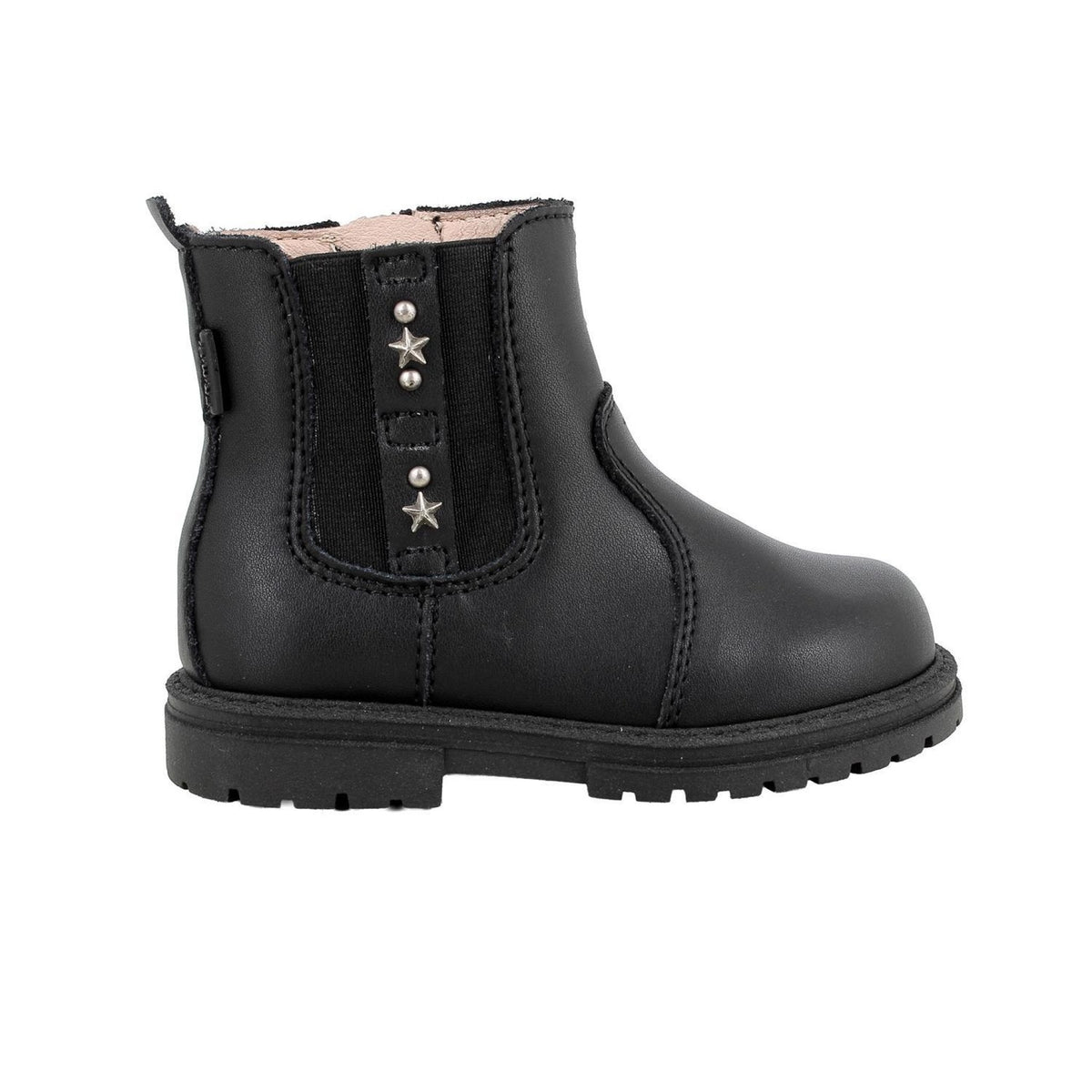 Stivaletti da bambina nero con zip