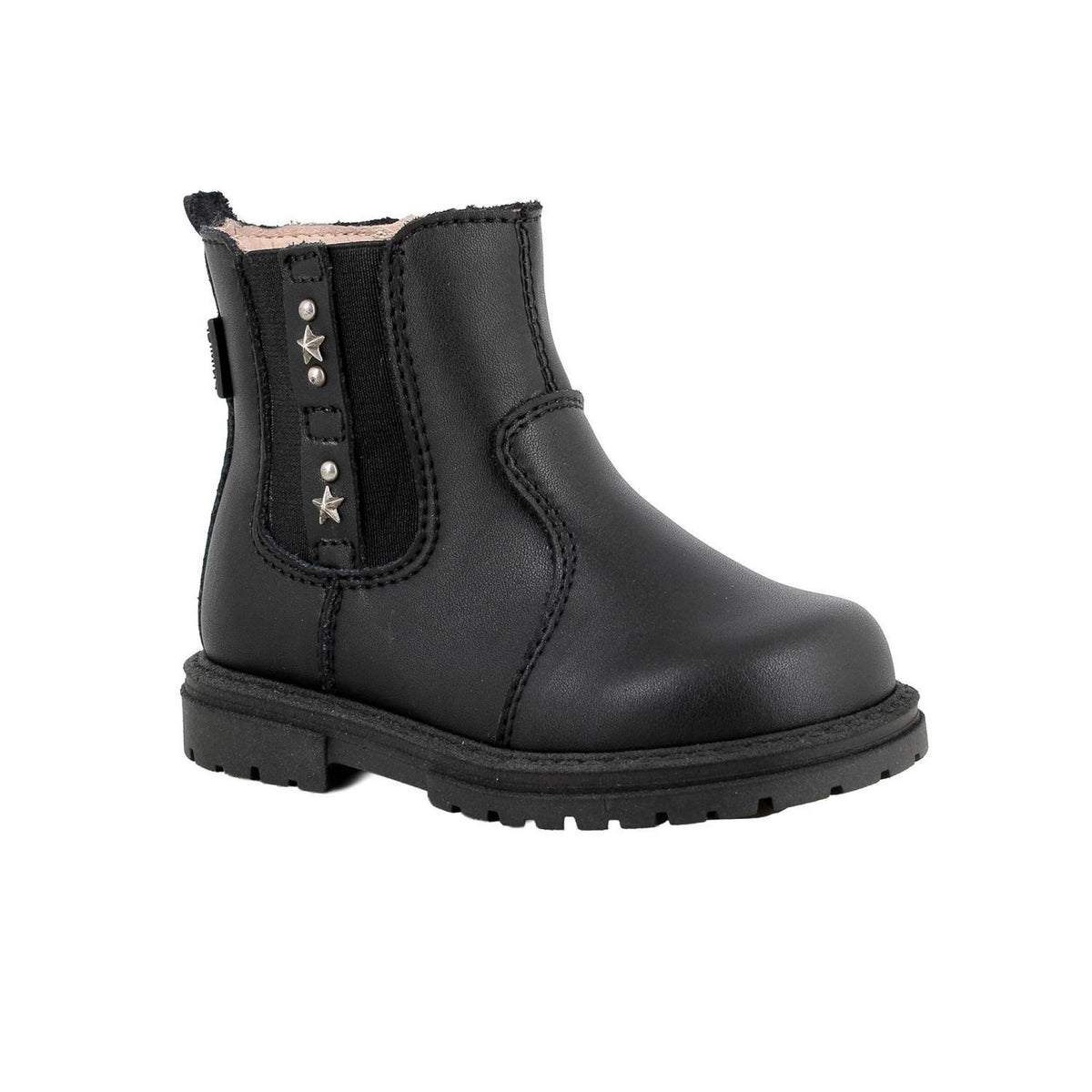Stivaletti da bambina nero con zip