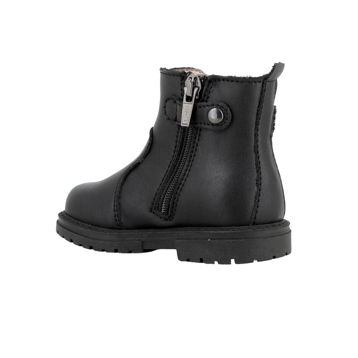 Stivaletti da bambina nero con zip