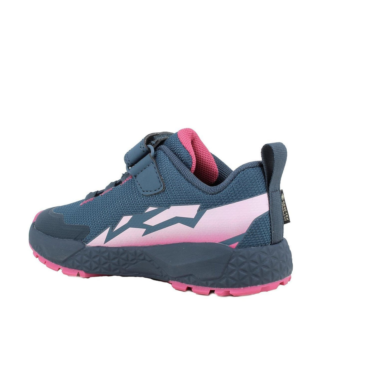 Sneakers gore-tex® da bambina blu con strap