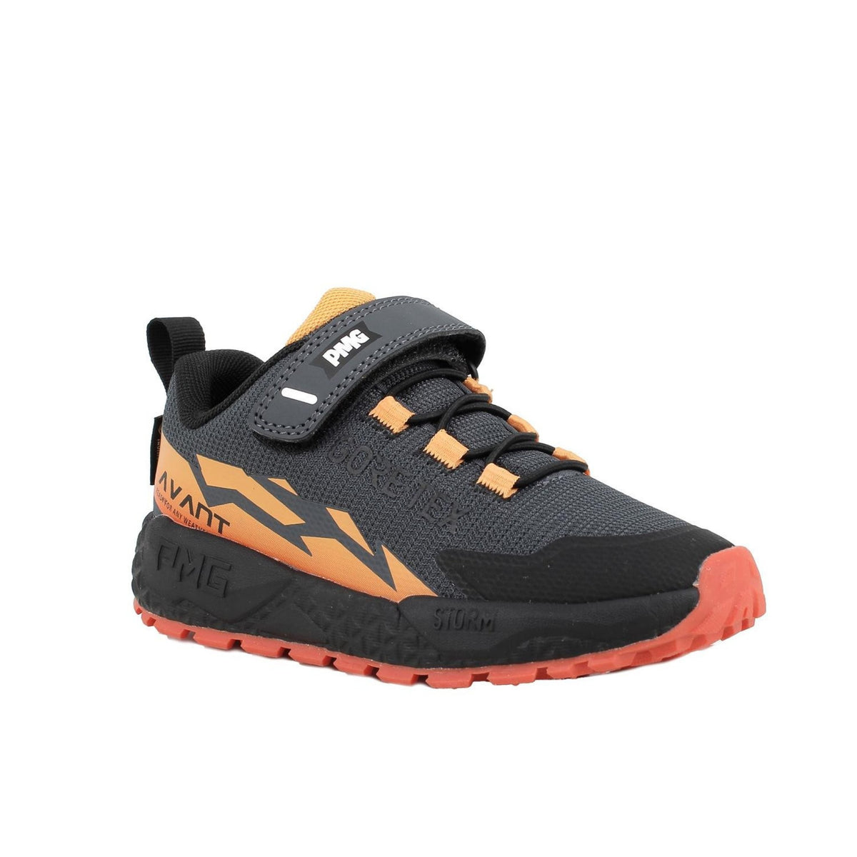 Sneakers gore-tex® da bambino grigio con strap