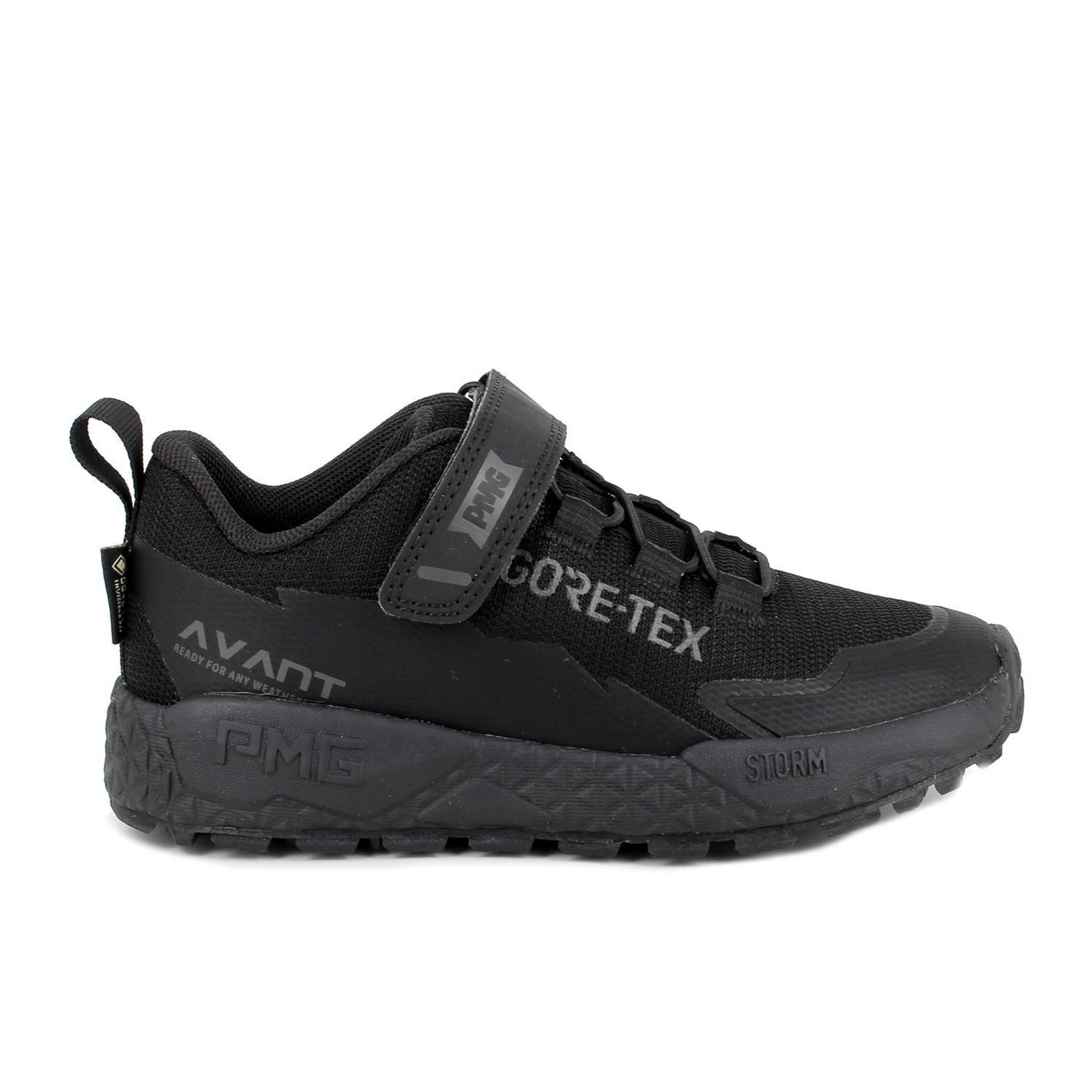 Sneakers gore-tex® da bambino nero con strap