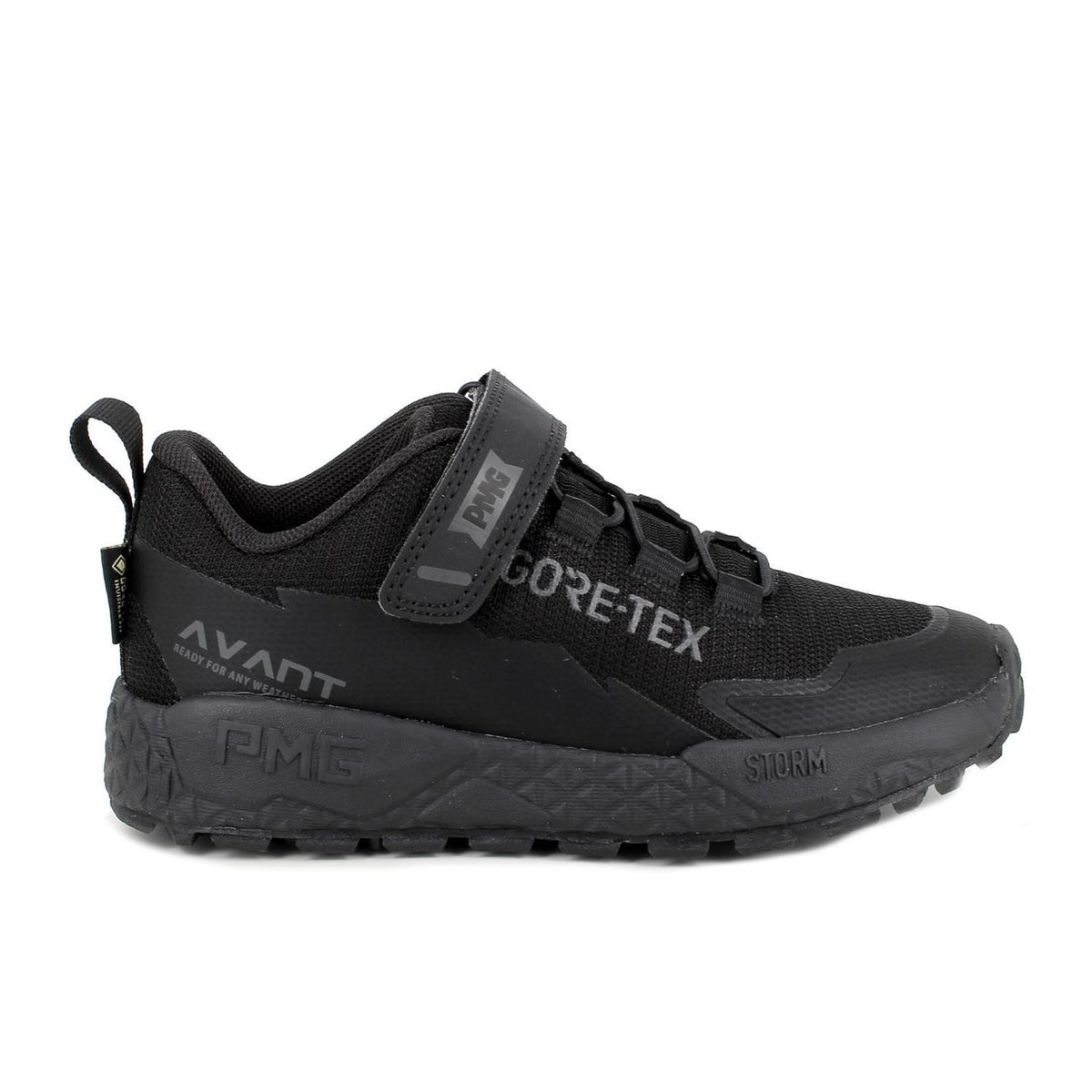 Sneakers gore-tex® da bambino nero con strap