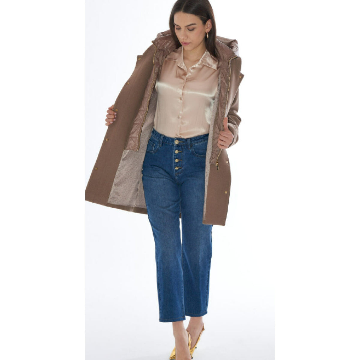 Yeszee cappotto con inserto staccabile