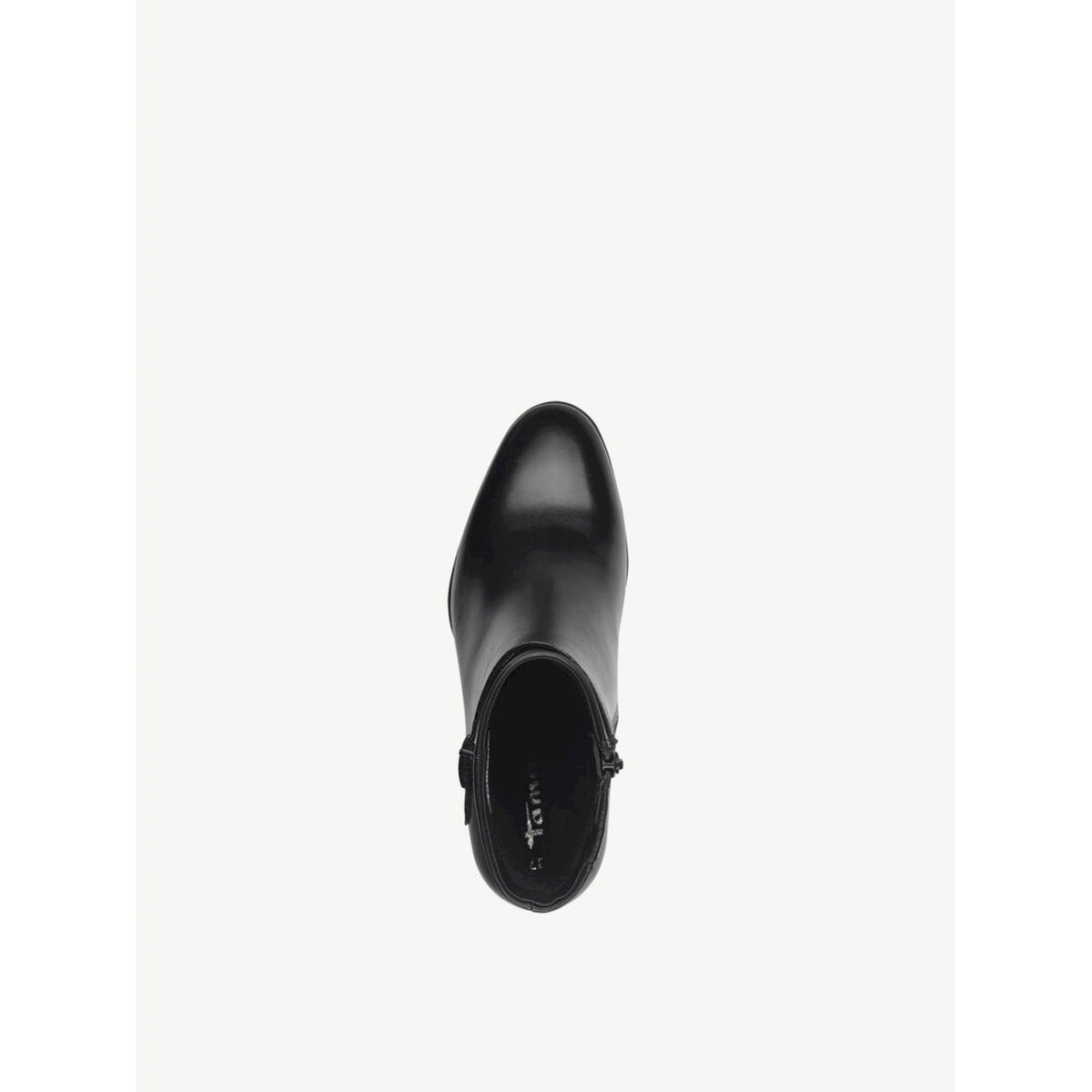Stivaletto in pelle con cinturino