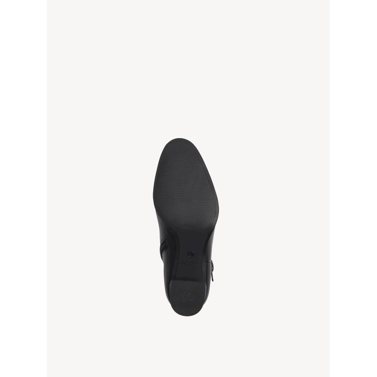 Stivaletto in pelle con cinturino