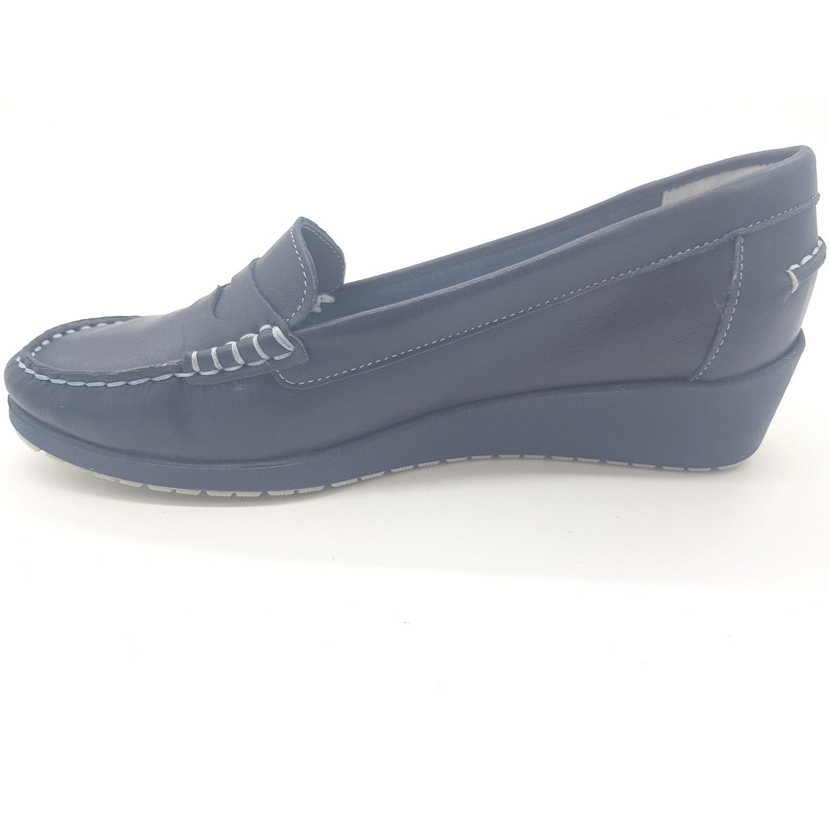 2593 mocassino zeppa