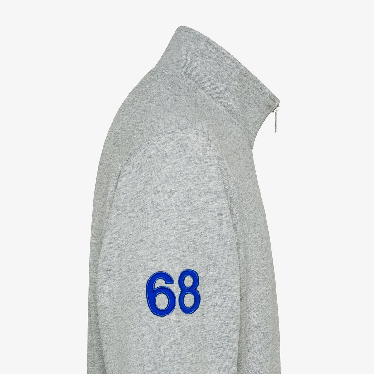 Sun 68 - sun 68 felpa in cotone con zip e logo fluo