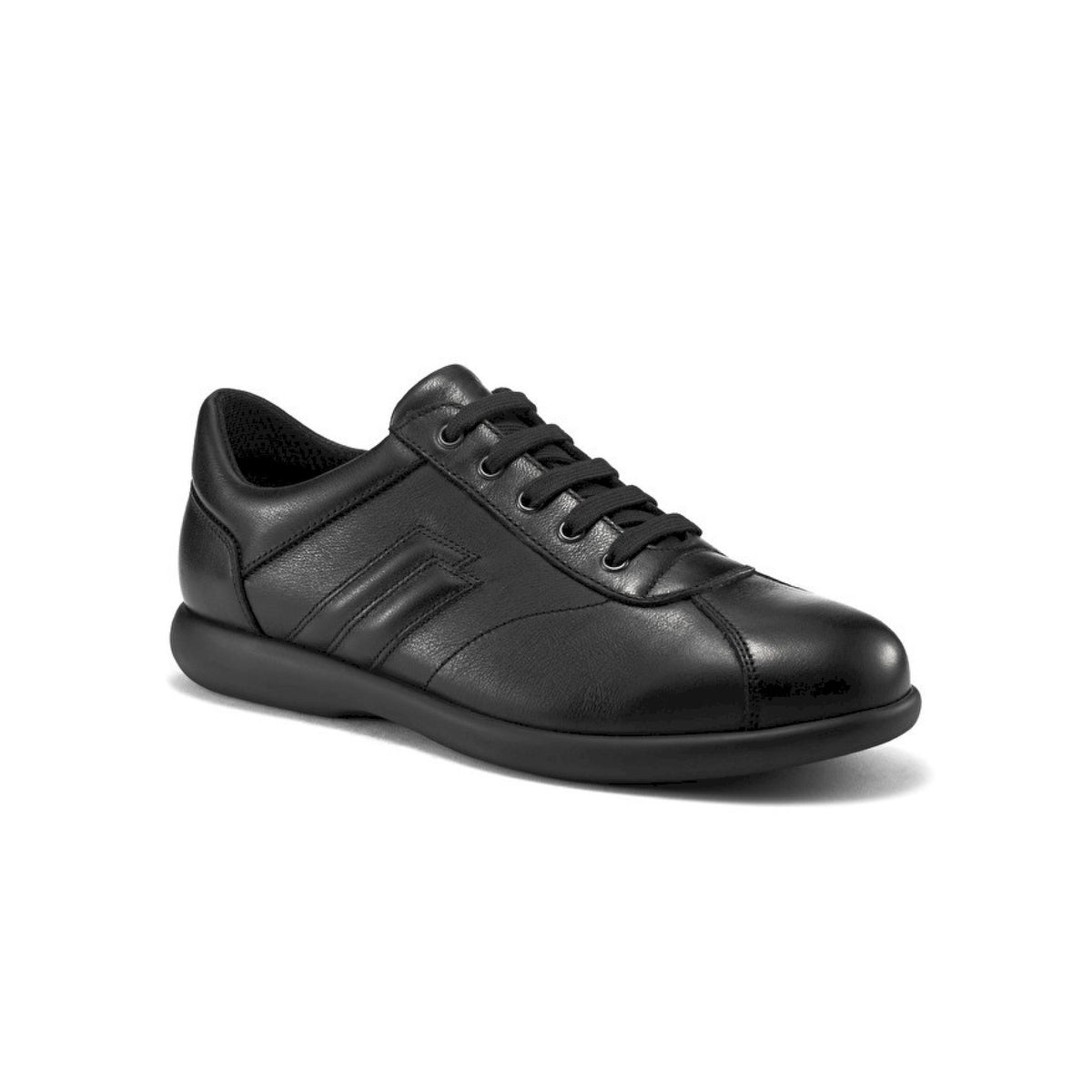 Sneaker sporty casual in pelle