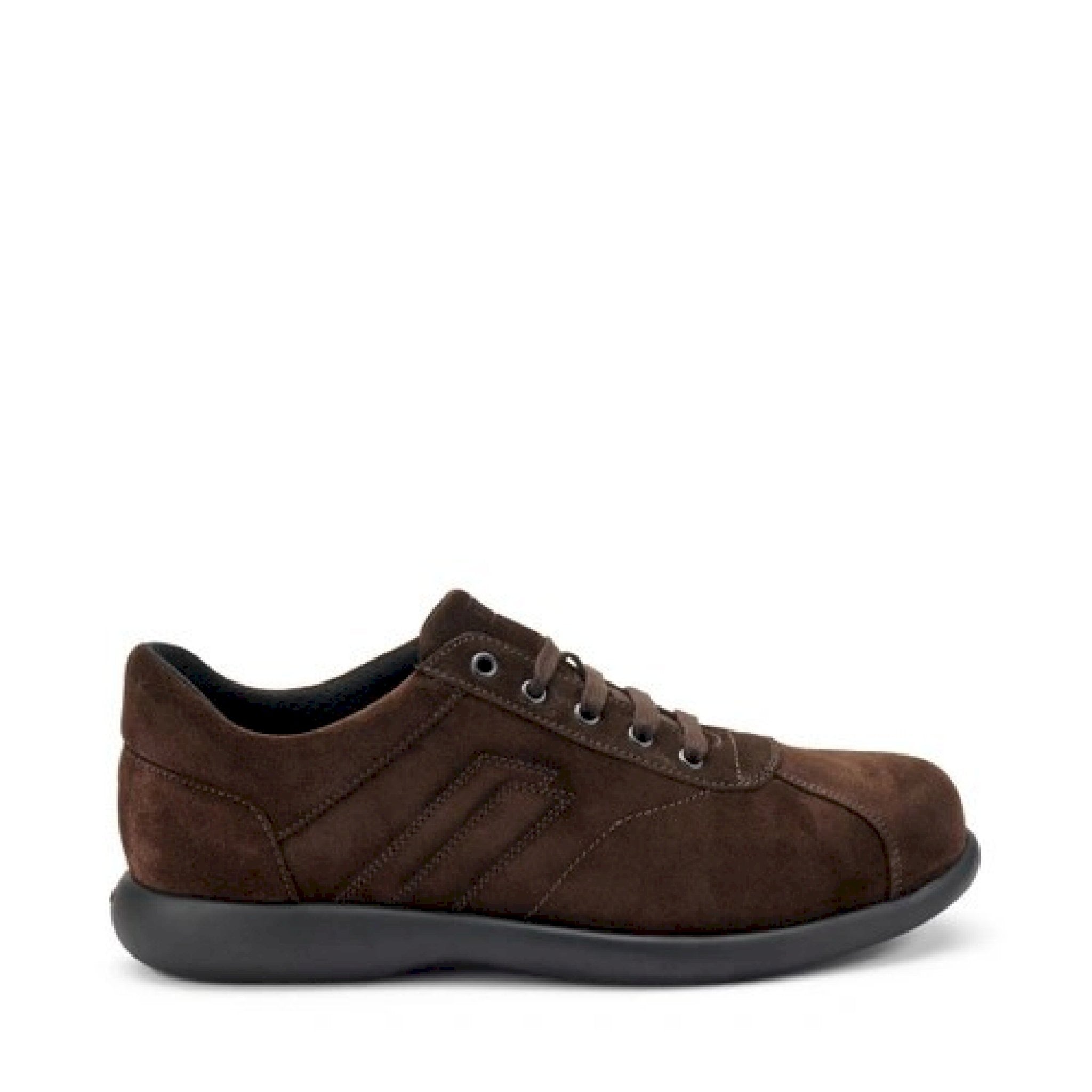 Sneakers casual in pelle scamosciata