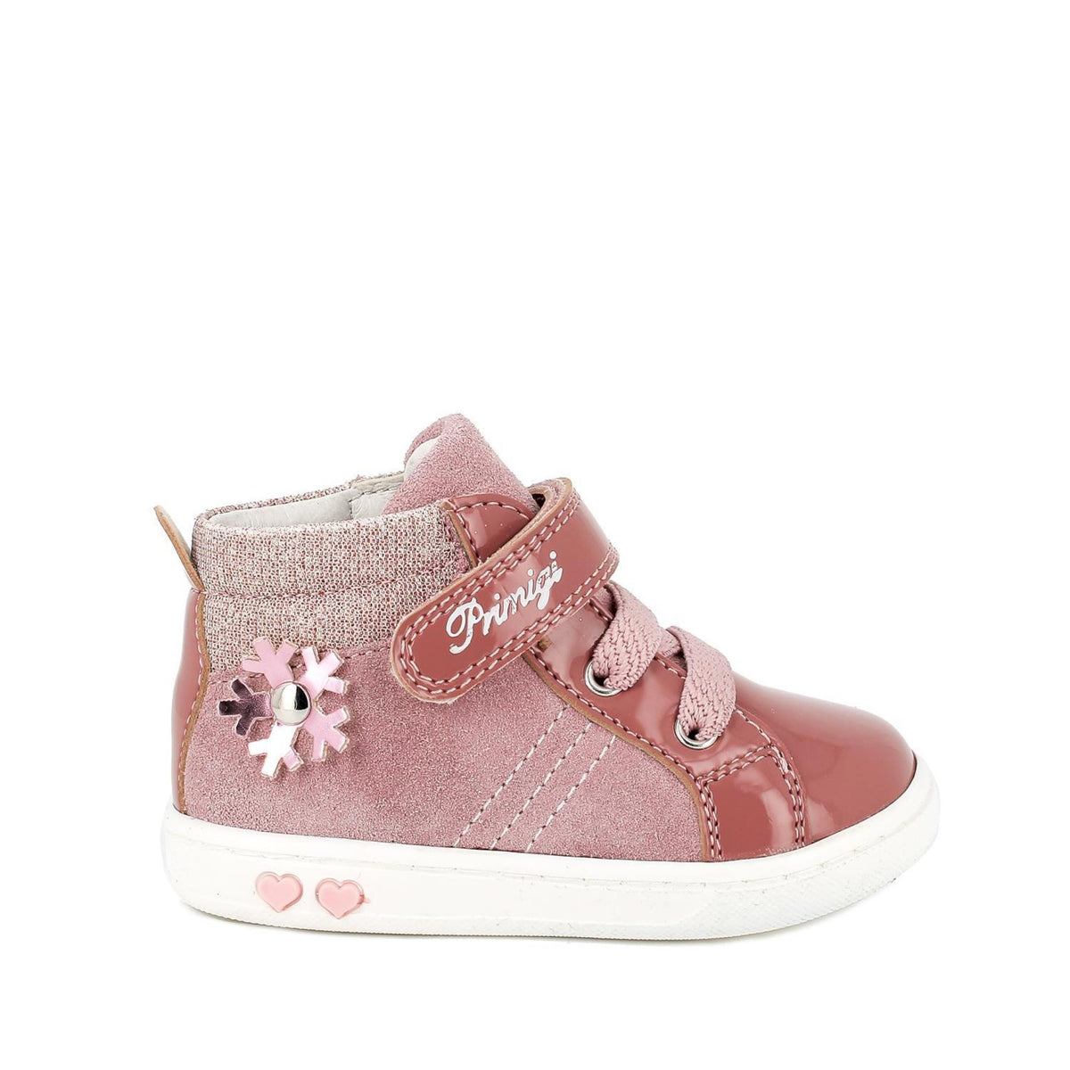 Sneakers in pelle da bambina