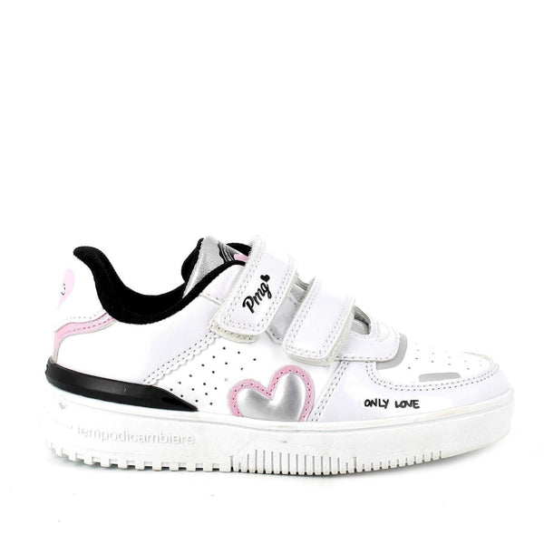 Sneakers da bambina bianco