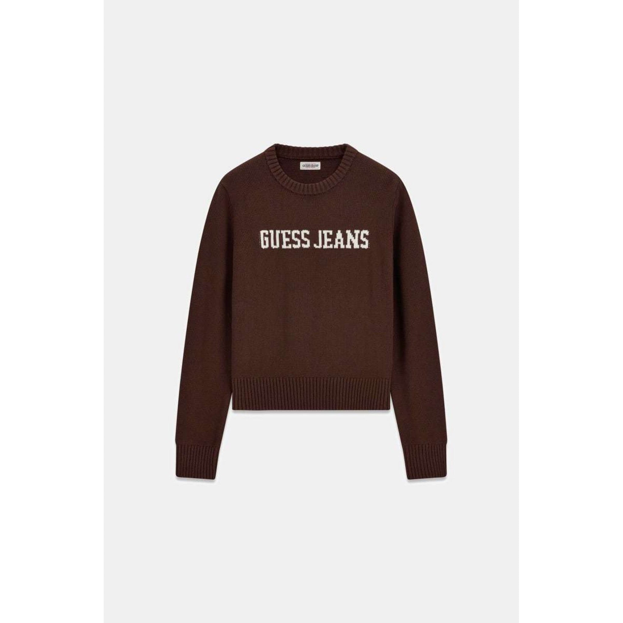 Guess - maglione guess con logo intarsiato