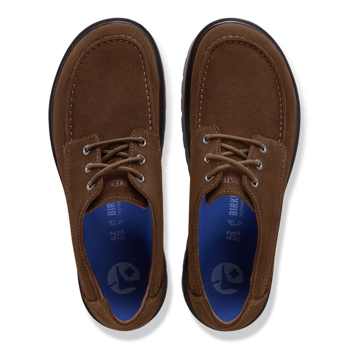 Highwood moc lace low birkenstock in pelle scamosciata