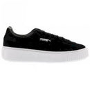 Suede platform