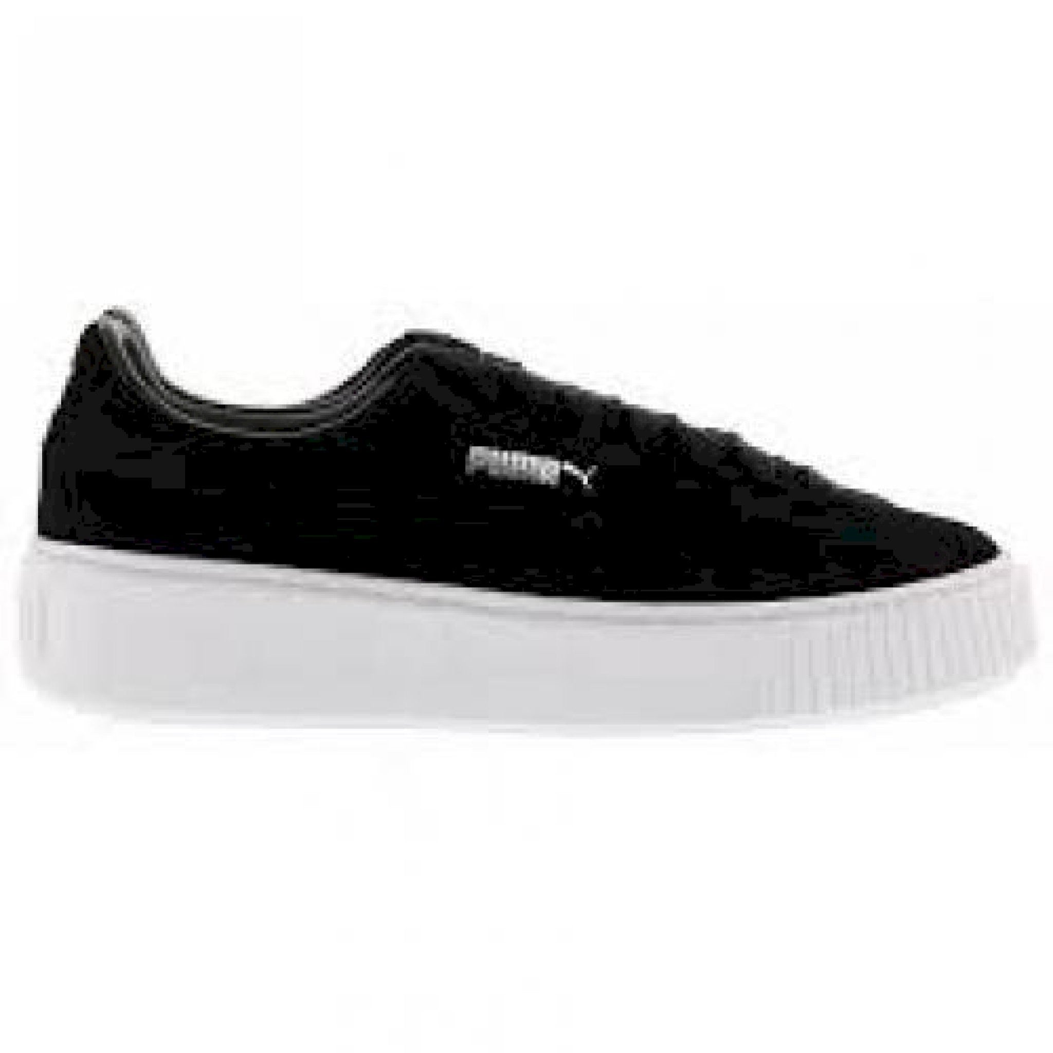 Suede platform