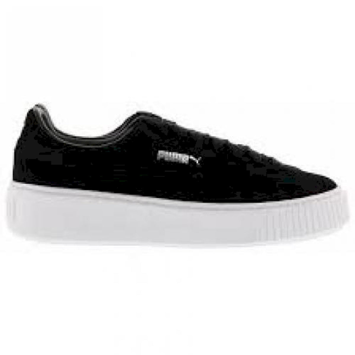 Suede platform