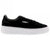Suede platform