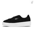 Suede platform