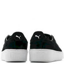Suede platform